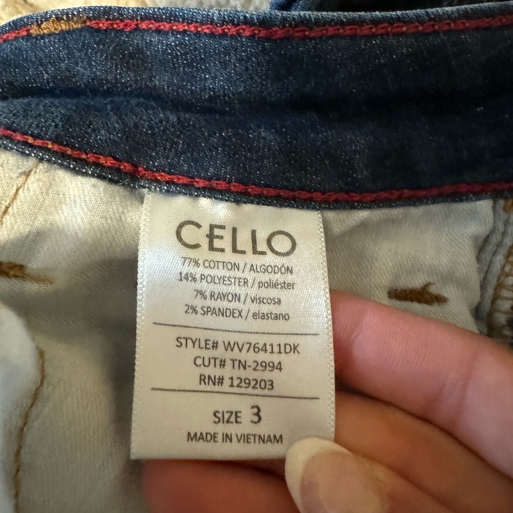 Cello Button Fly Super Skinny Denim - image 7